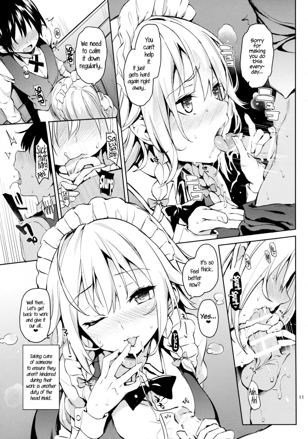 Hentai Manga Comic-Take Care of My Ejaculations Please, Sakuya-san!-Read-9